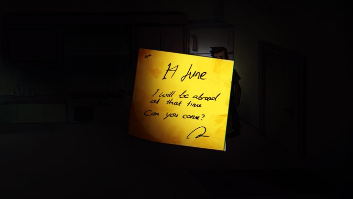 Anxiety, a sticky note found in the dark