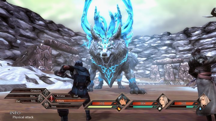 LEGRAND LEGACY ice wolf boss battle