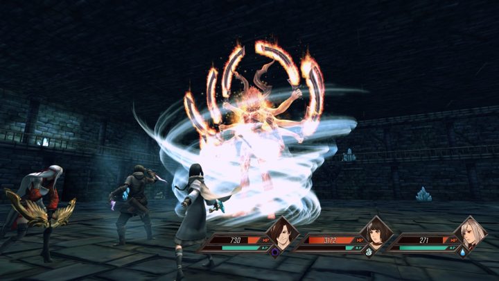 LEGRAND LEGACY spell cast in a dark arena