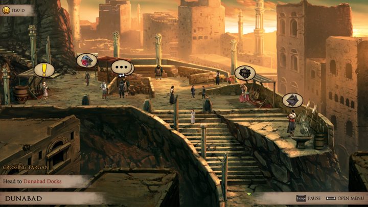 LEGRAND LEGACY town of Dunabad at dusk