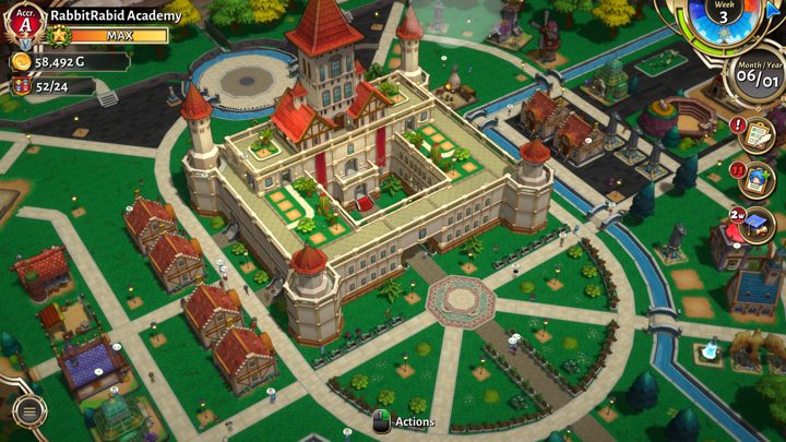 Valthirian Arc school campus from above